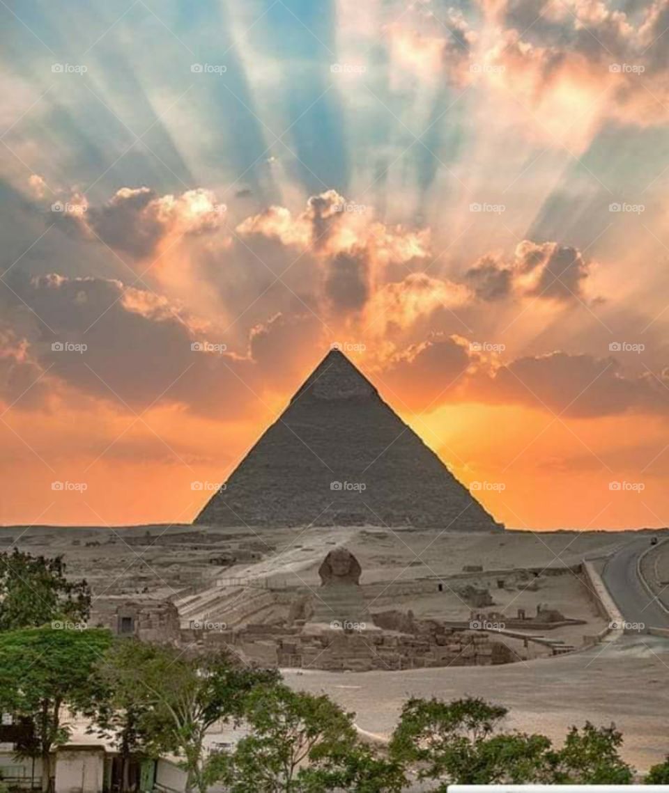 Egyptian Kingdom with the sun ☀