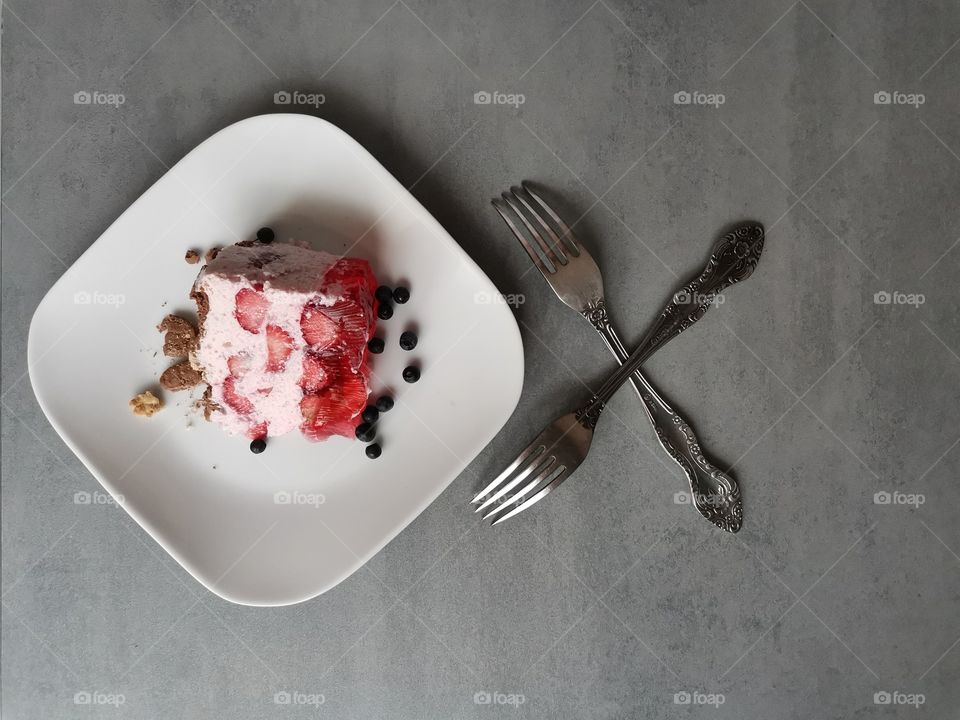 Strawberry cheese cake