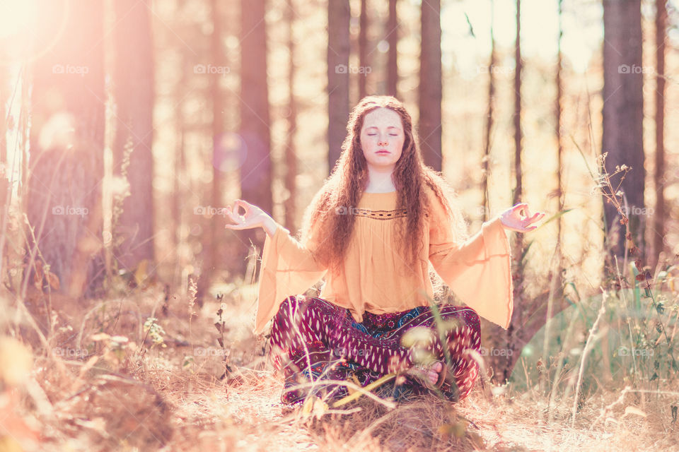 Meditation in the Woods