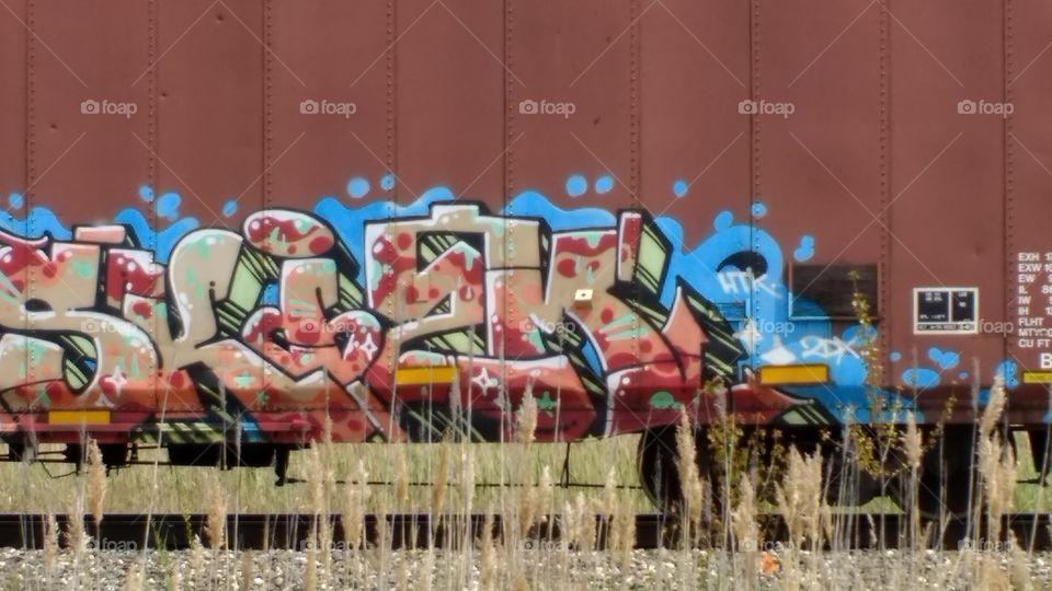 Railcar graffiti Wyandotte, MI