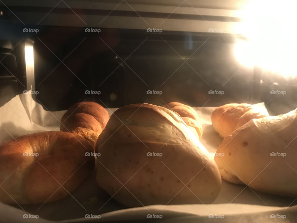 Baking bread 