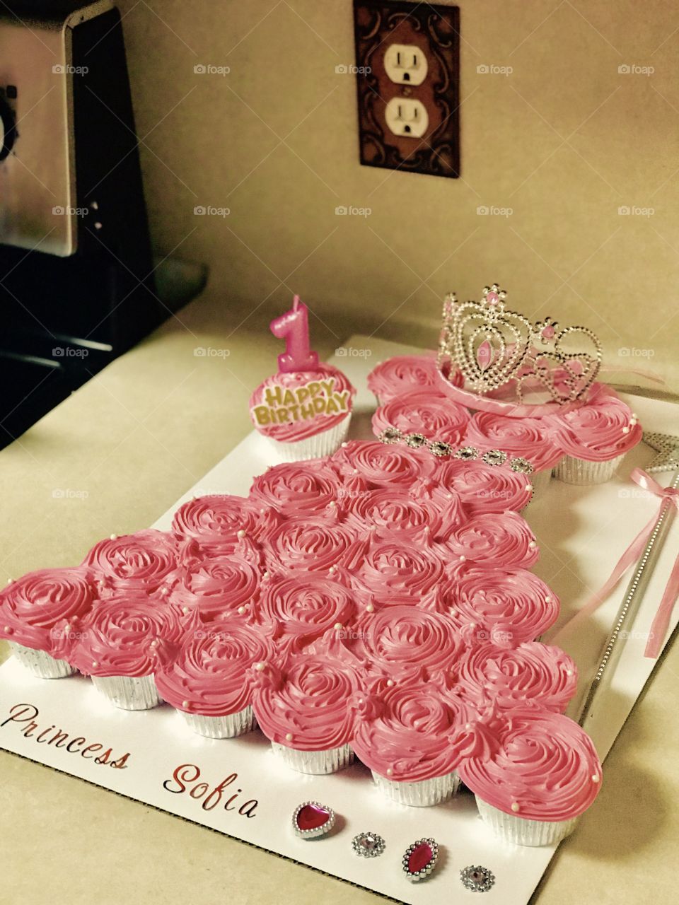 Princess Dress Cupcake