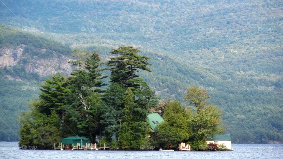 Island on the Lake