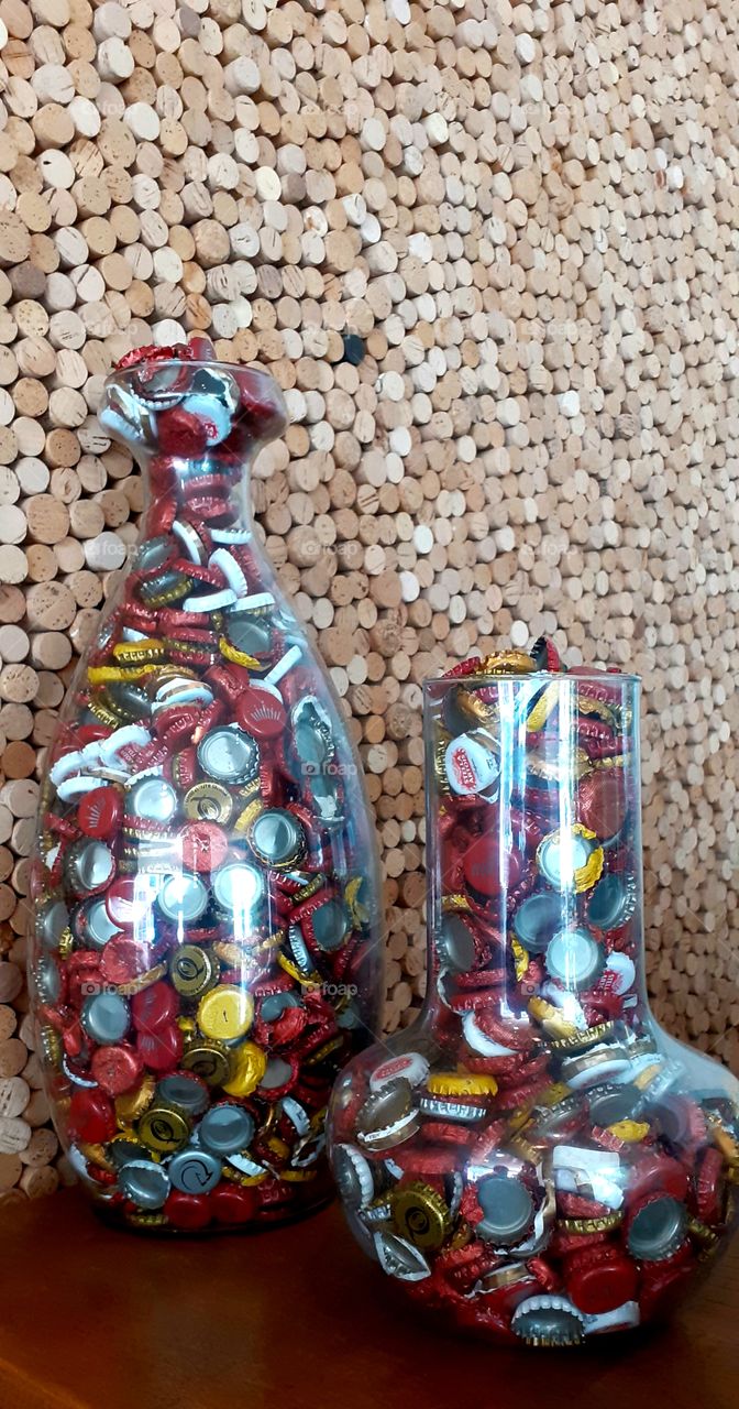 tampinhas de garrafa