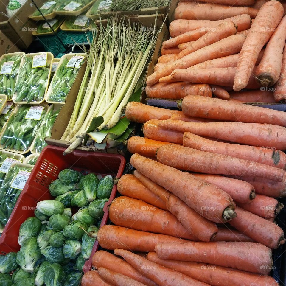 Market, Vegetable, Food, Grow, Carrot