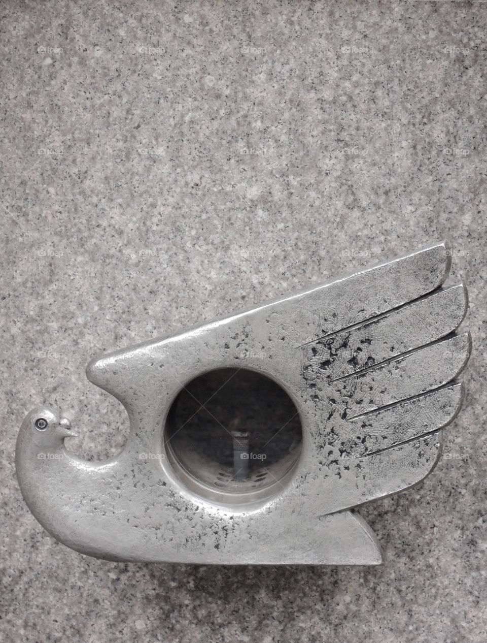 Pigeon Lantern,  Symbol of Freedom Memorial Point in Ueno Park, Japan