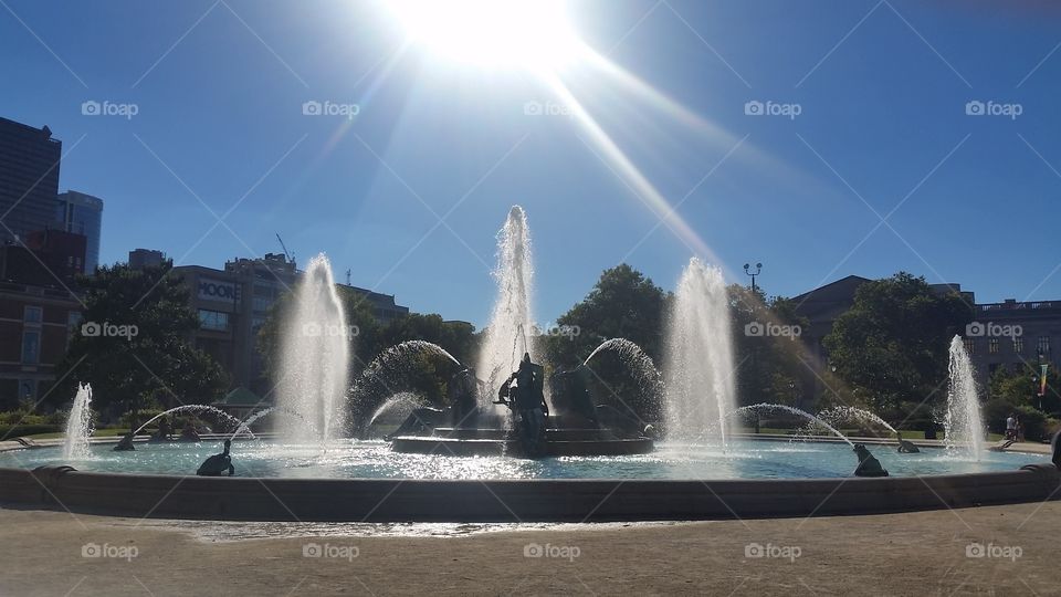 Swann memorial fountain