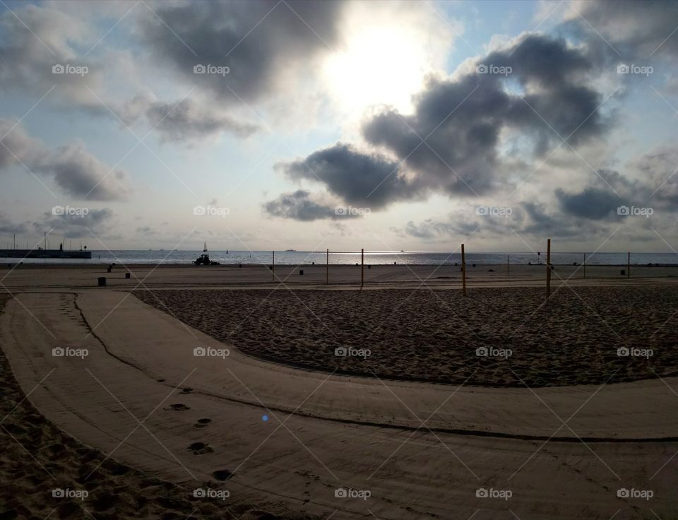 Landscape, Beach, Sunset, Desert, Sky