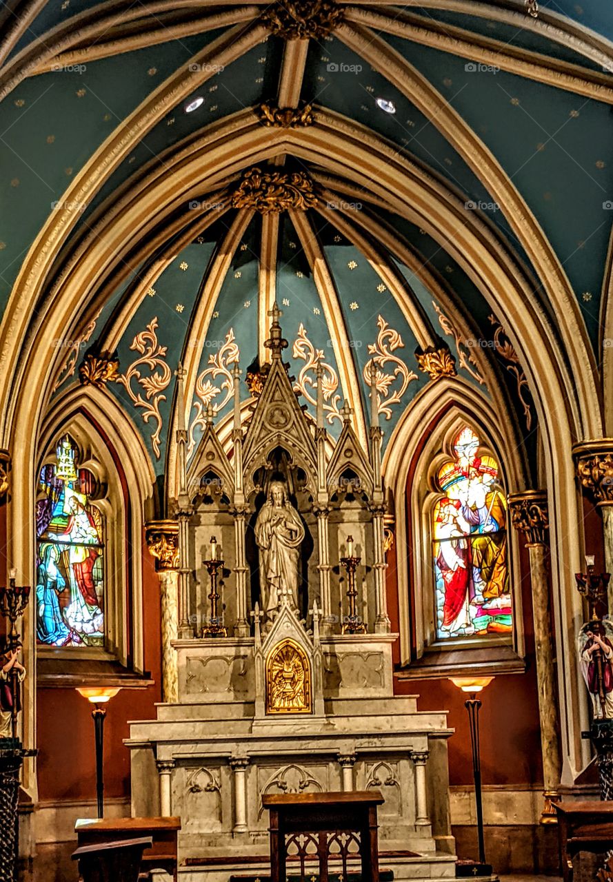 beautiful cathedral inside