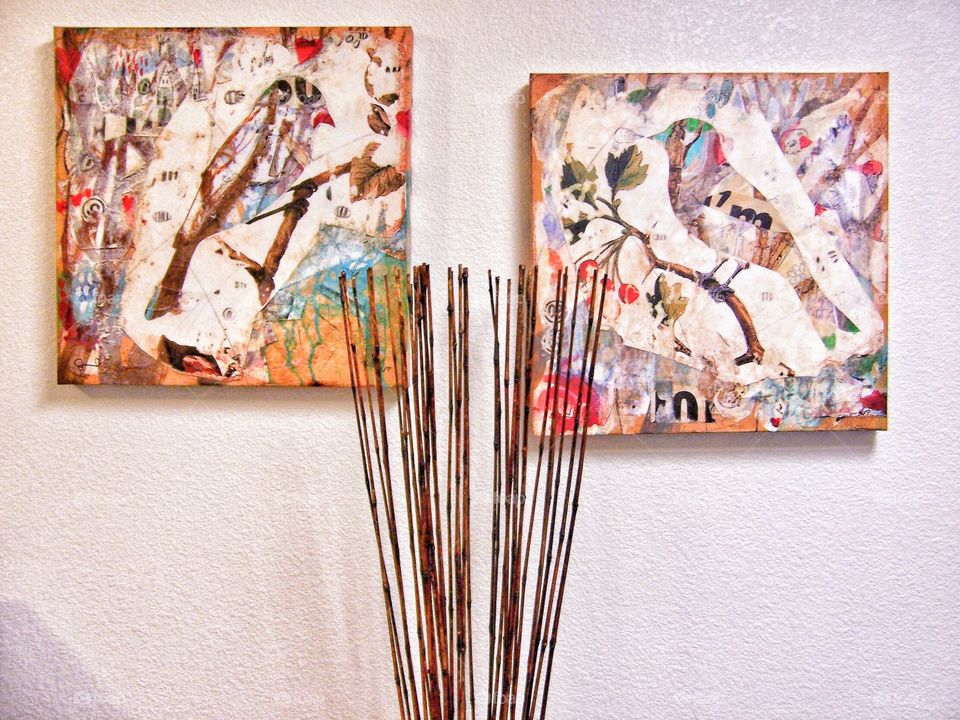 Painting, Art, Illustration, People, Paper