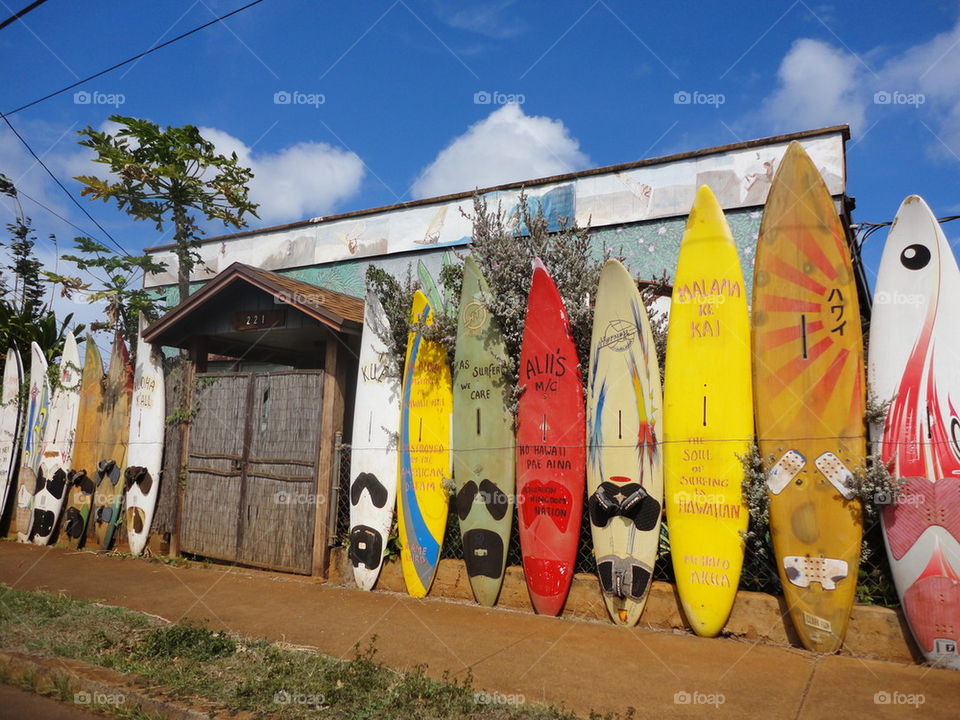 surfboard fence