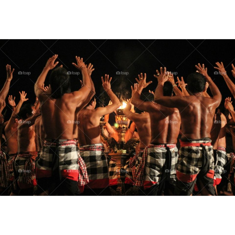 Kecak Dance. kecak dance is culture of Balinese