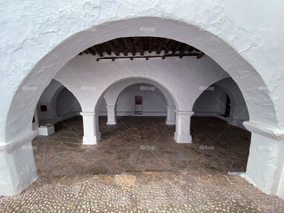 Small church in Ibiza, Spain