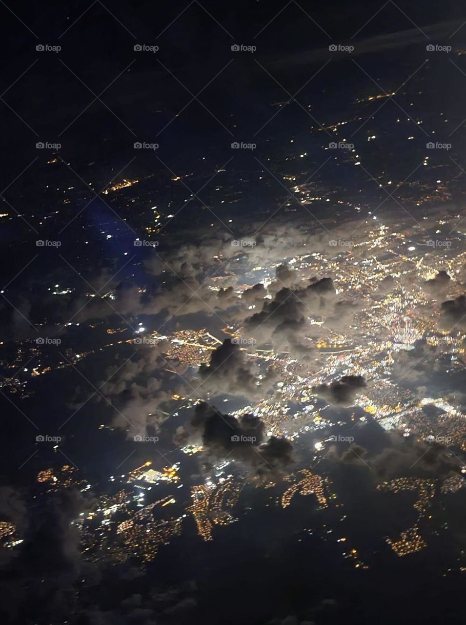 Clouds above Atlanta, Georgia.