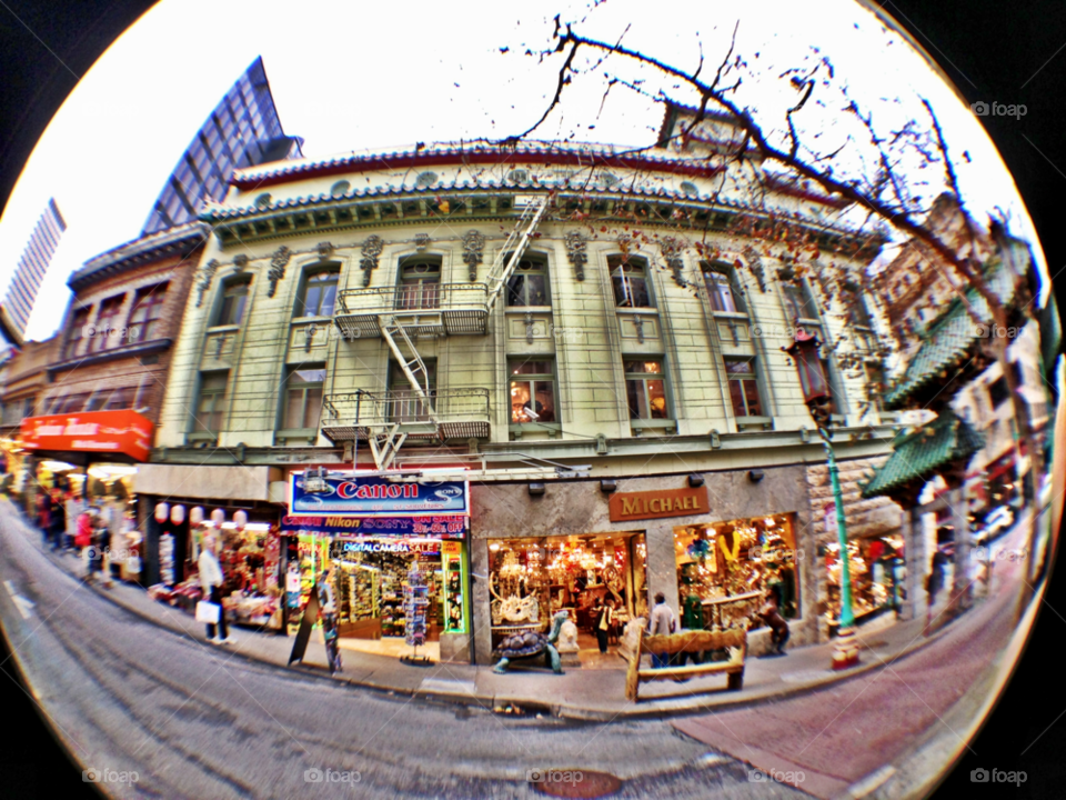 street windows facade shopping by gene916