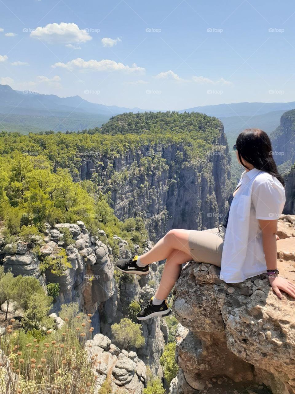 Resting on a sunny day in the mountains of Turkey