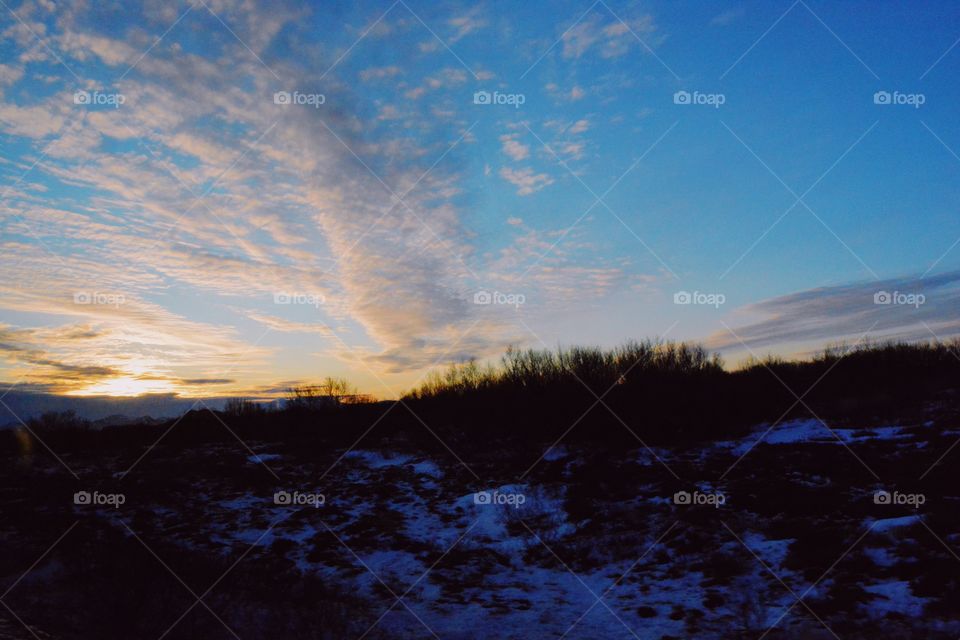 Landscape, Sunset, Evening, Dawn, No Person