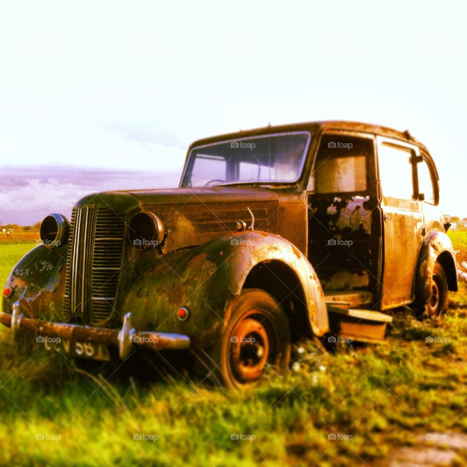 Rusty cab