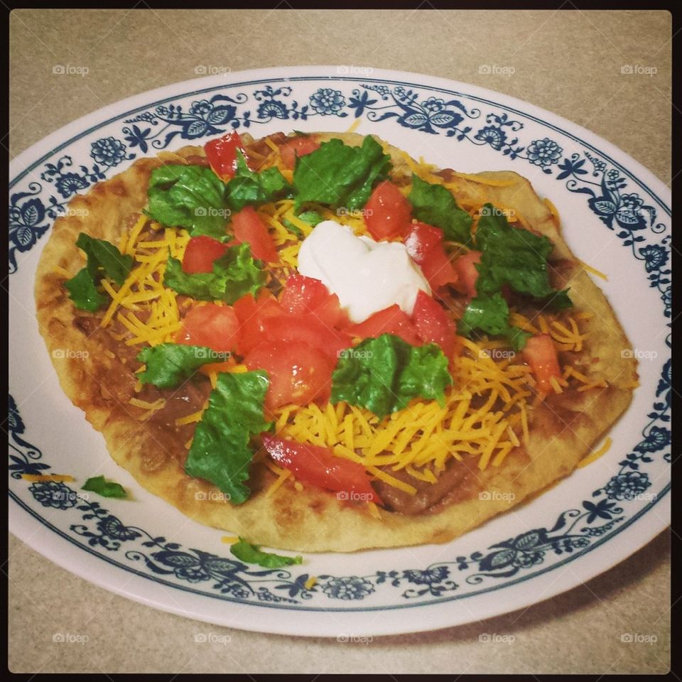 Fry bread tacos