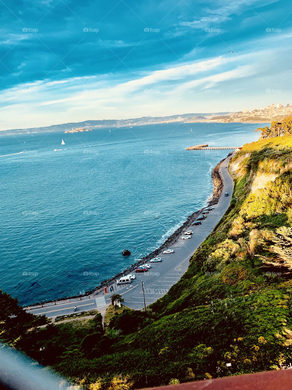 A view from golden gate in San Francisco 