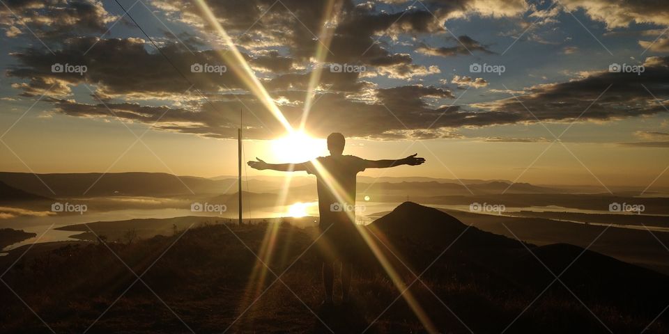 nascer do sol , sombra paisagens ,cores