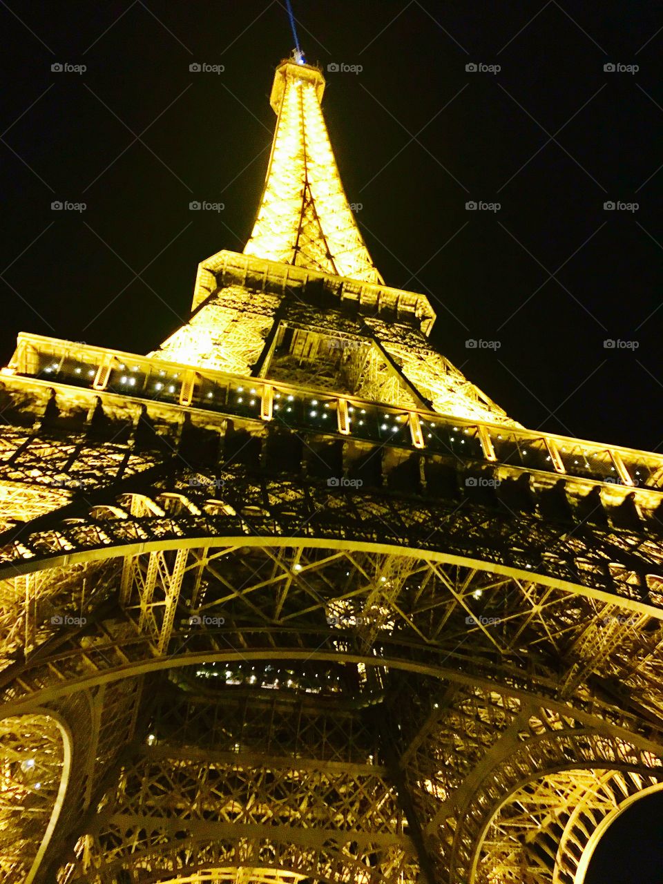 Eiffel Tower last midnight