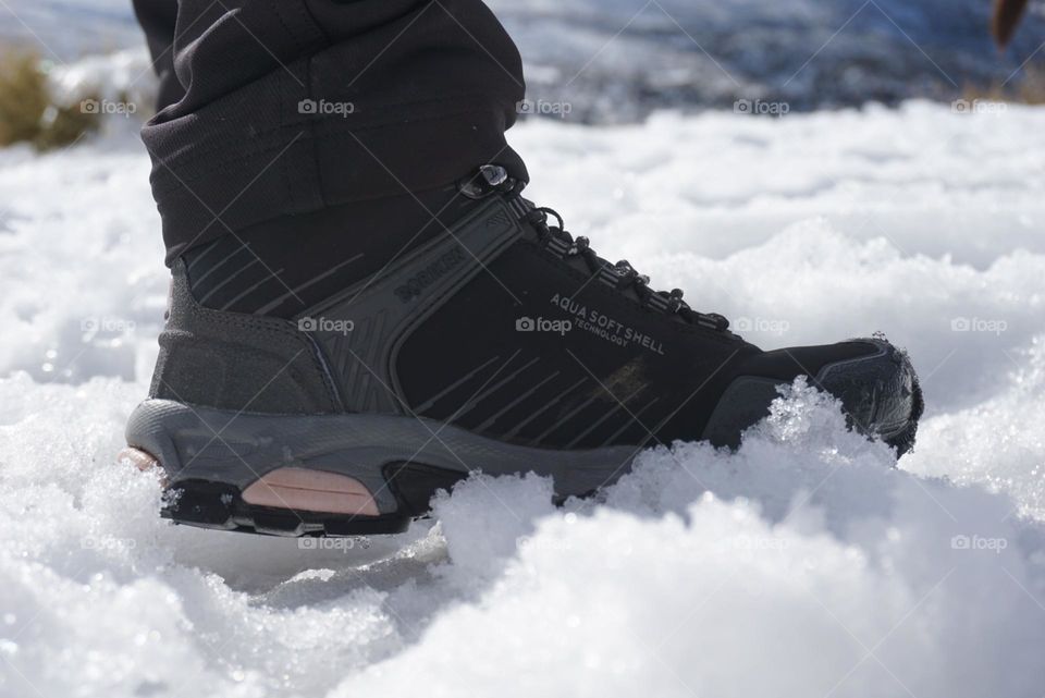 Winter#shoe#snow