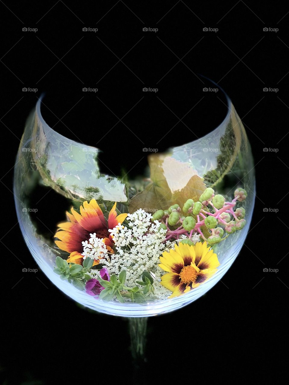 Flowers in a glass