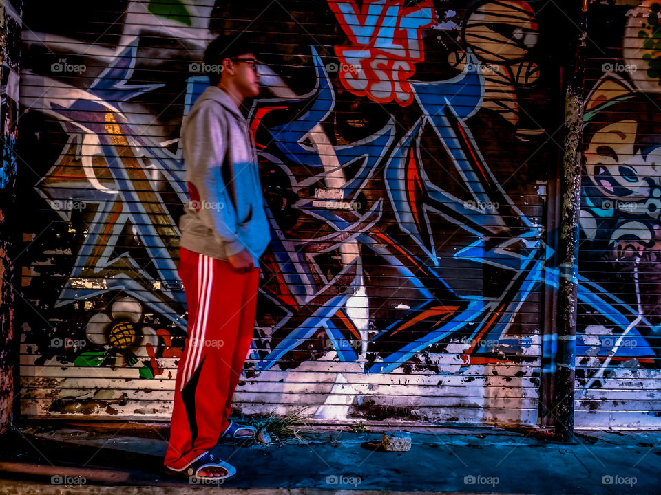 Graffiti, Music, People, Performance, Vandalism