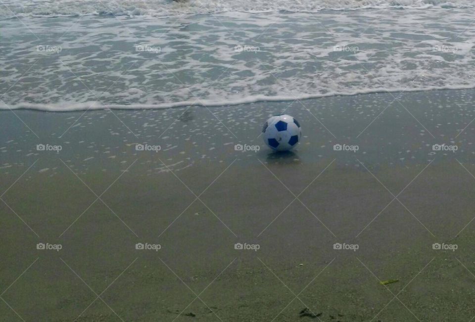 Ball on Beach