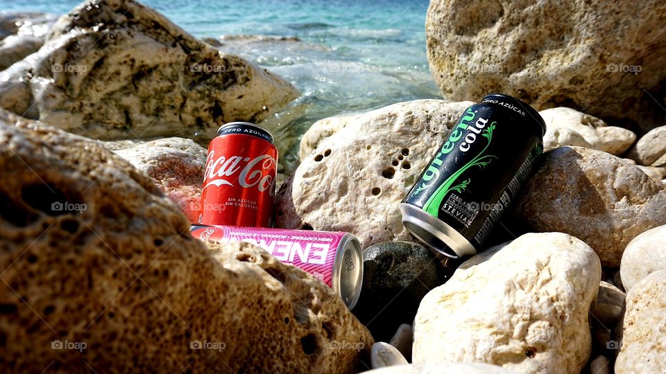 Coca-Cola#cokechallenge#sun#sea#rocks#colorful