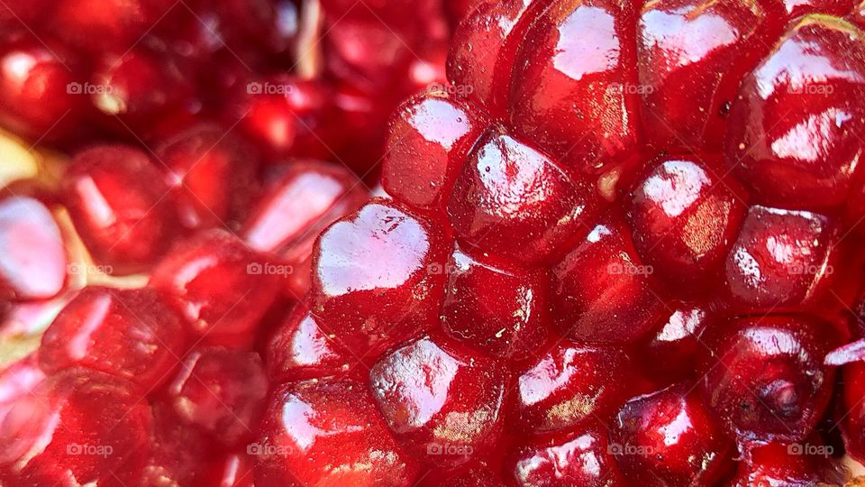 How sweet the Pomegranate and so attractive by it's dazzling color.