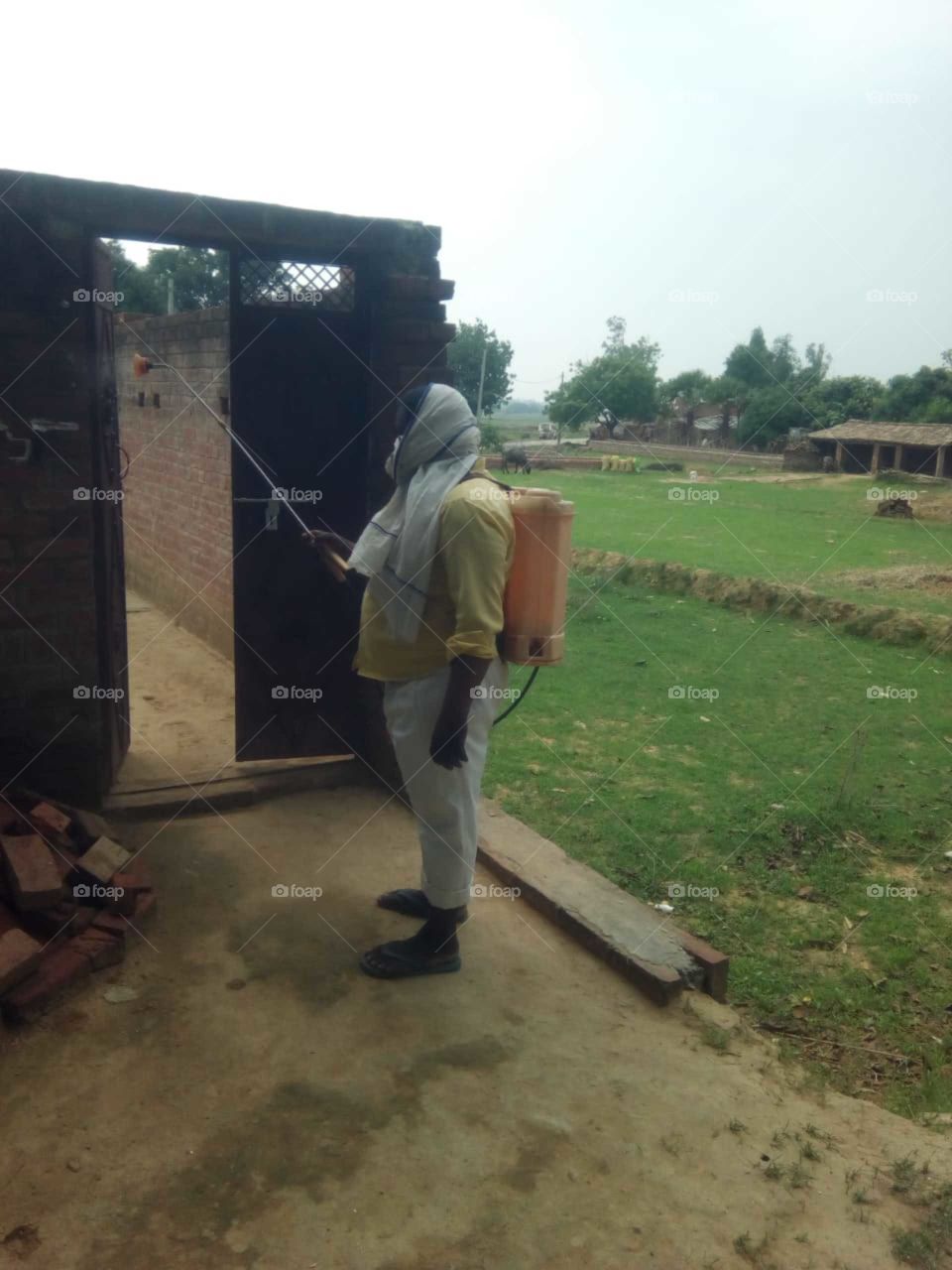 UP India Chakia Chandauli Rural Development Cleanliness Work