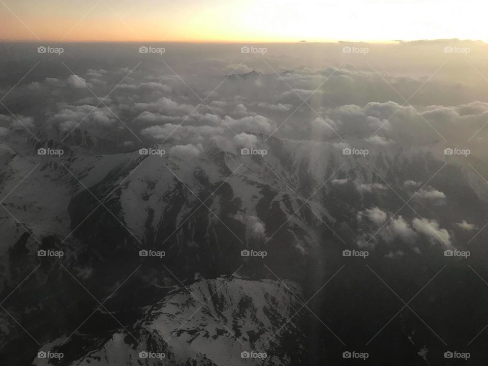 Afghanistan from plane