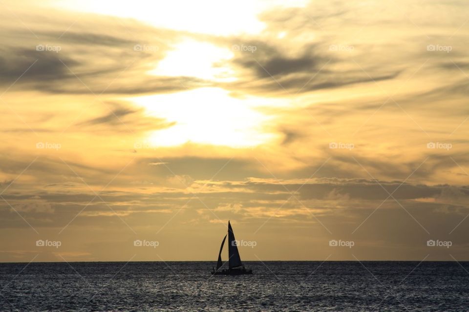 sunset sail