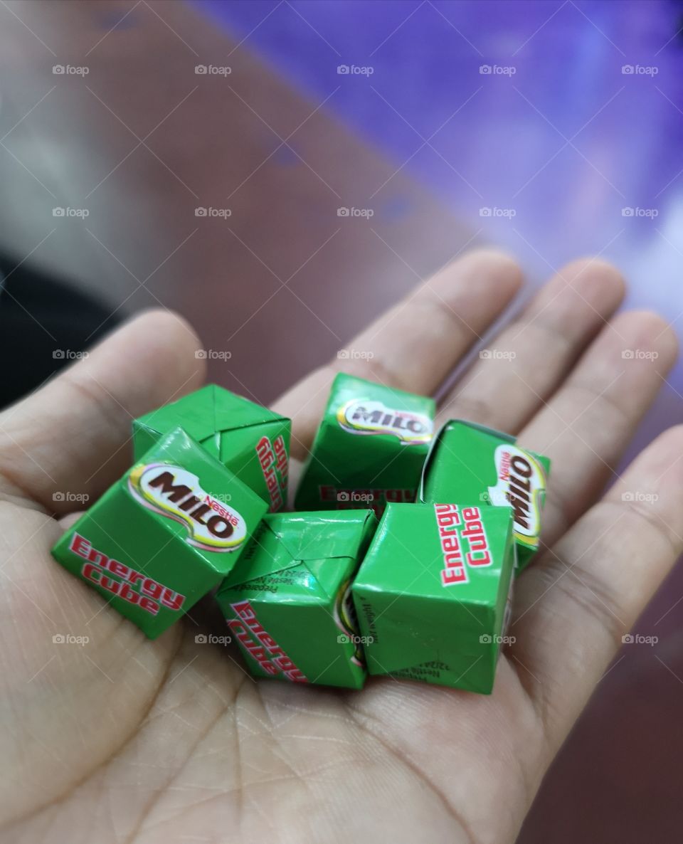Milo cube chocolate