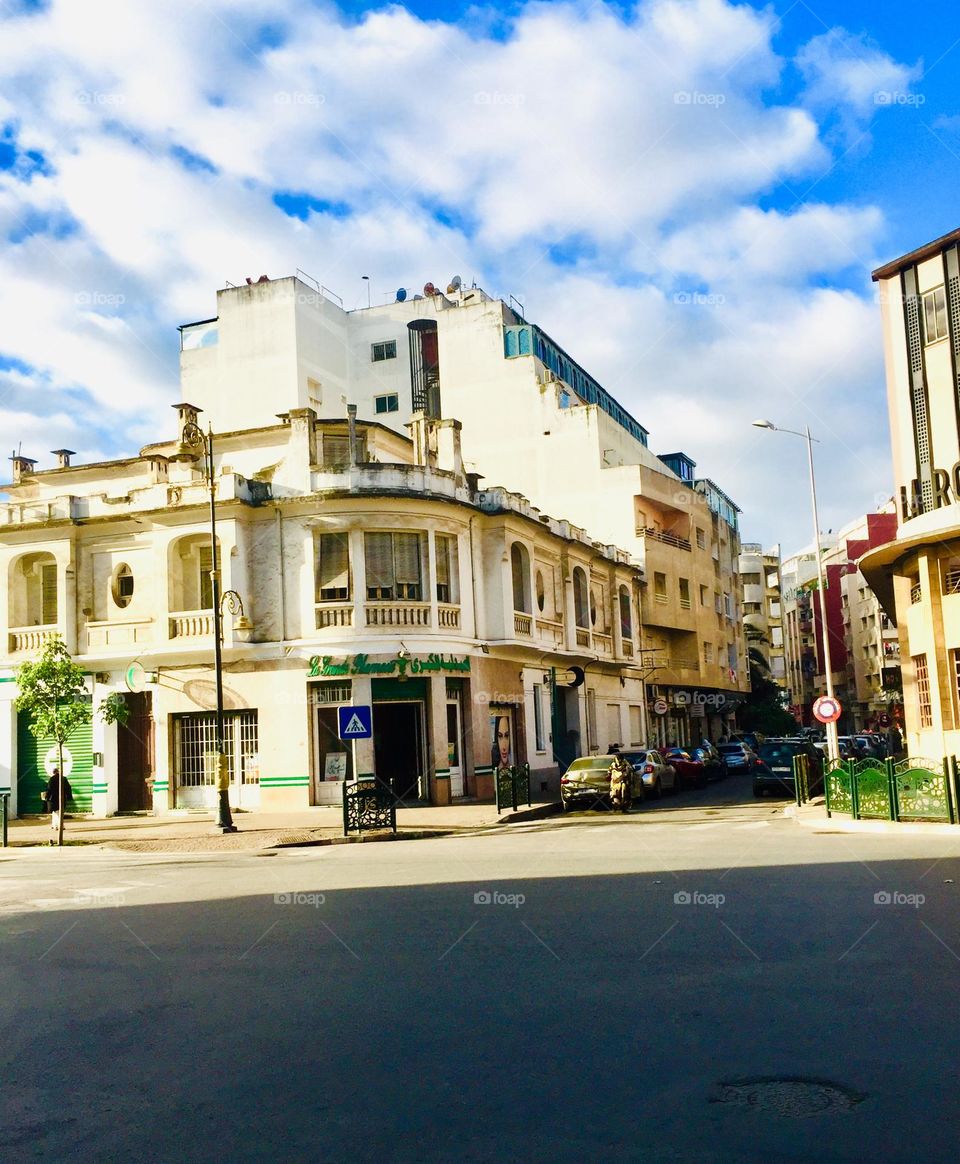 Old pharmacy in the city photo 