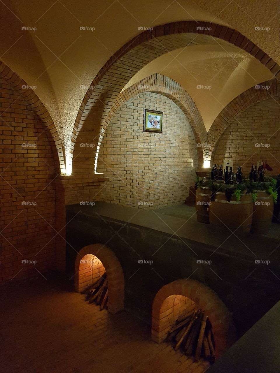 cellar
the cornor of the wine cellar