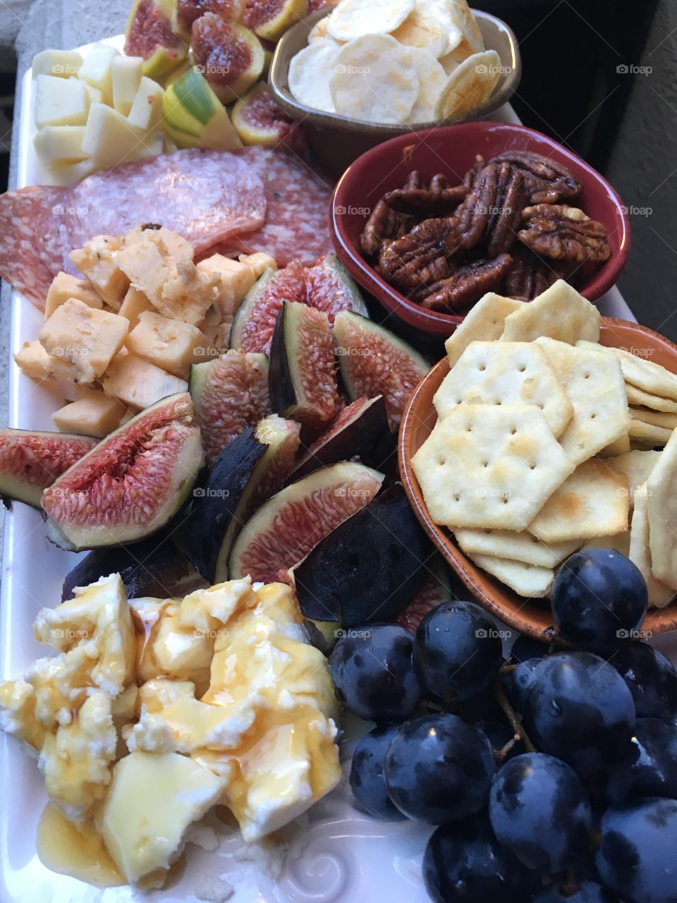 Cheese and figs