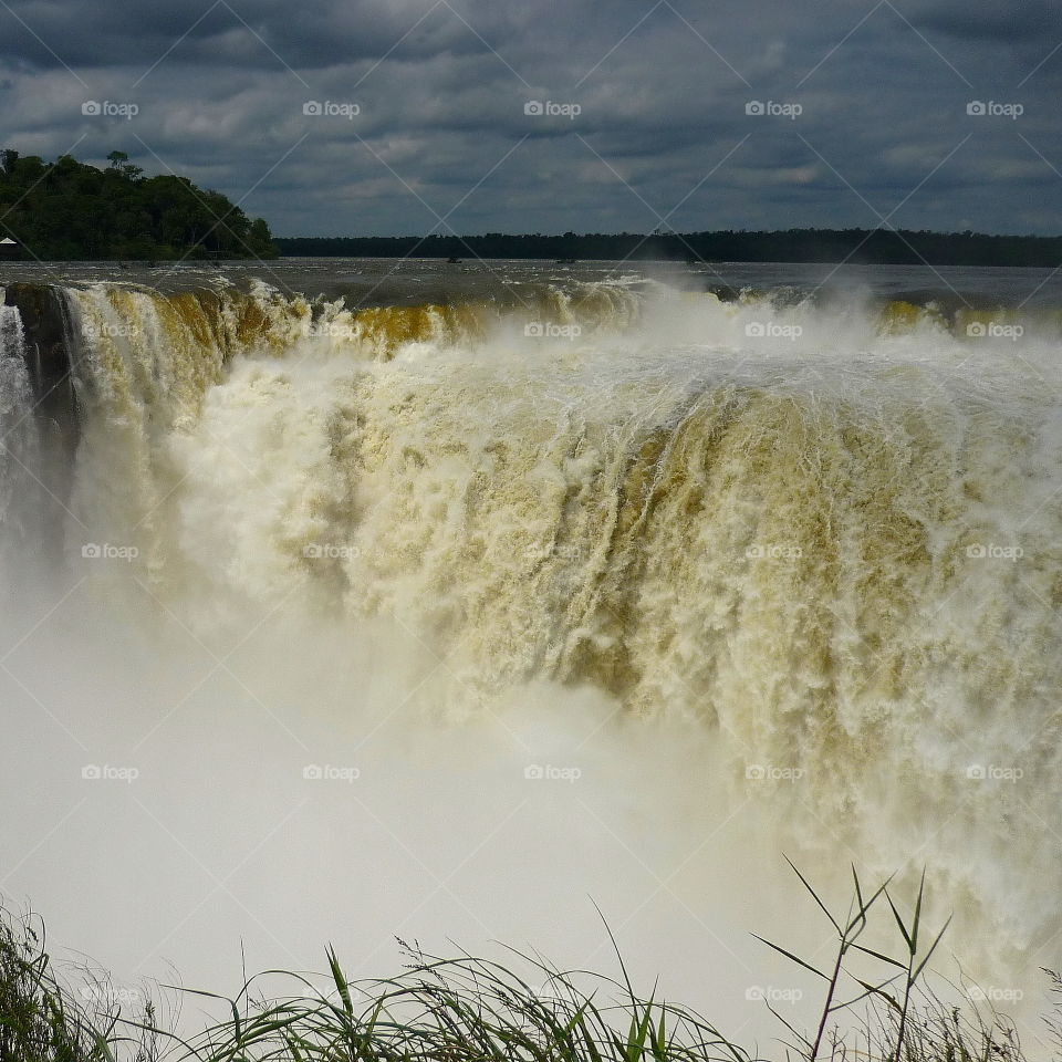 iguazu falls. Argentina falls of iguazu