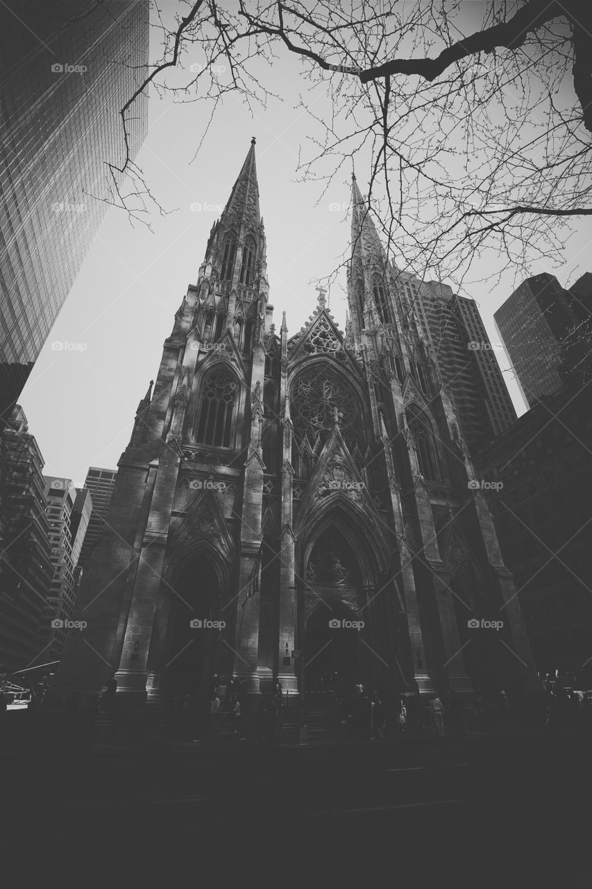 New York New York. The beautiful churches in NY