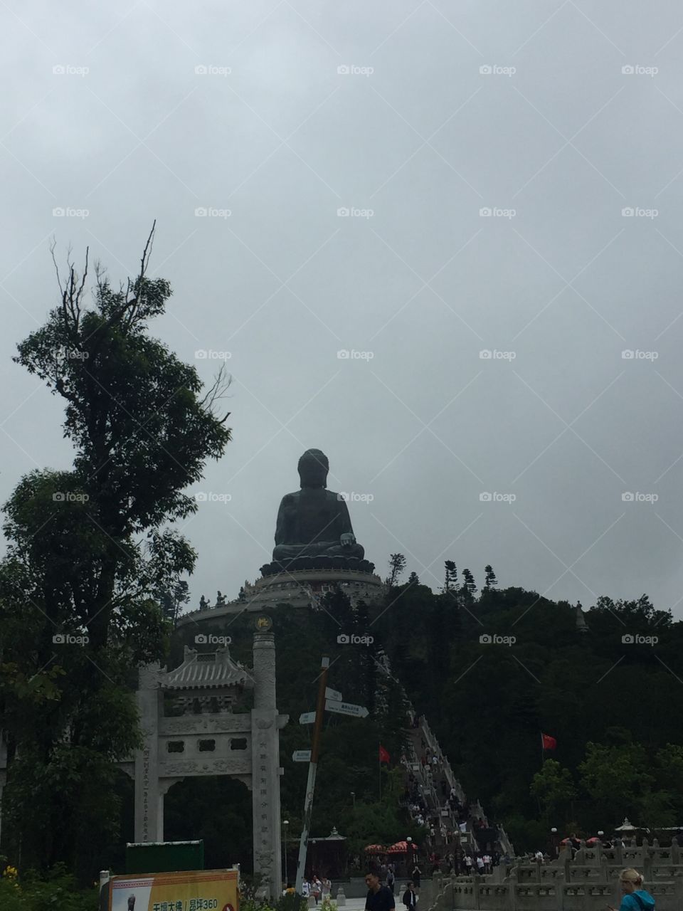 “Symbolizing Buddha as One with Creation, Himself, Nature and people. Buddha at peace with all living things. Also a symbol for Buddhists and many Chinese and Cambodian people, of Peace and Unity.” Hong Kong. Chelsea Merkley Photography 2019.”