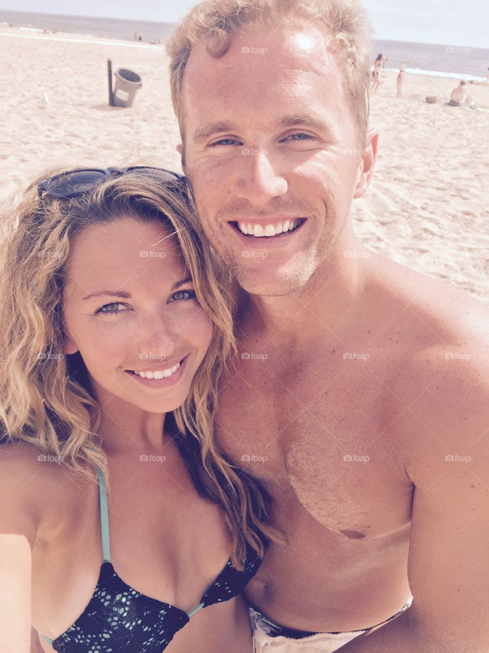 Couple at the beach 