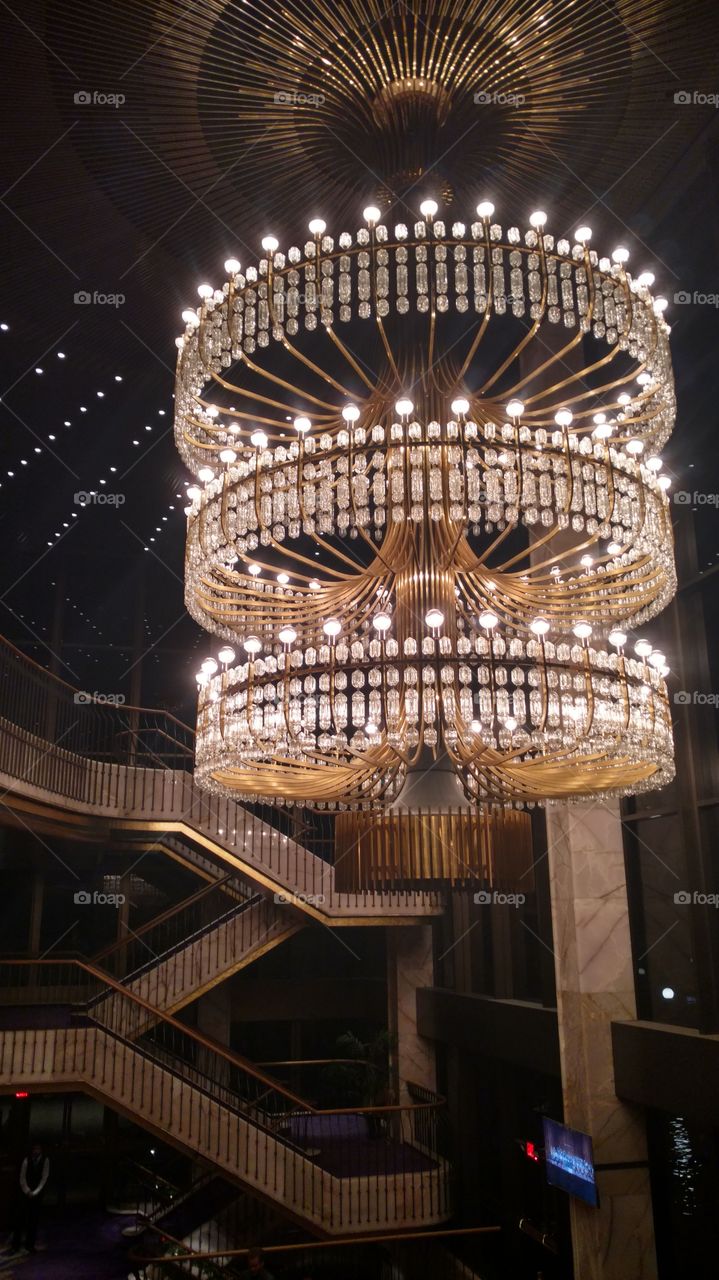 chandelier& stairs