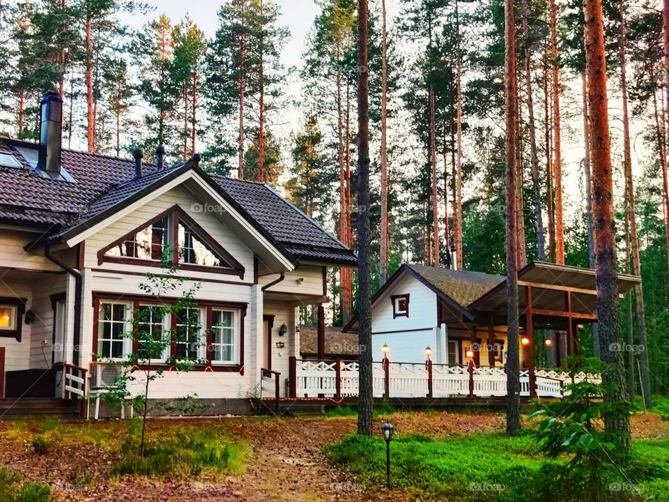 Finish cottage in the wood 🥰🥰