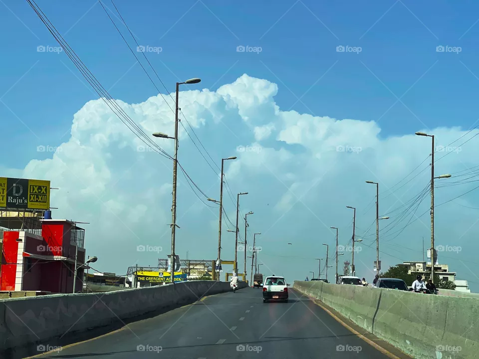 Cloudy weather 