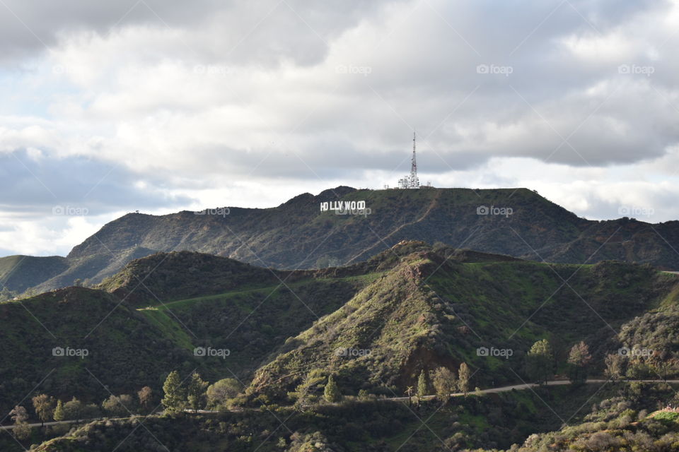 The famous Hollywood sign at Griffith Park 