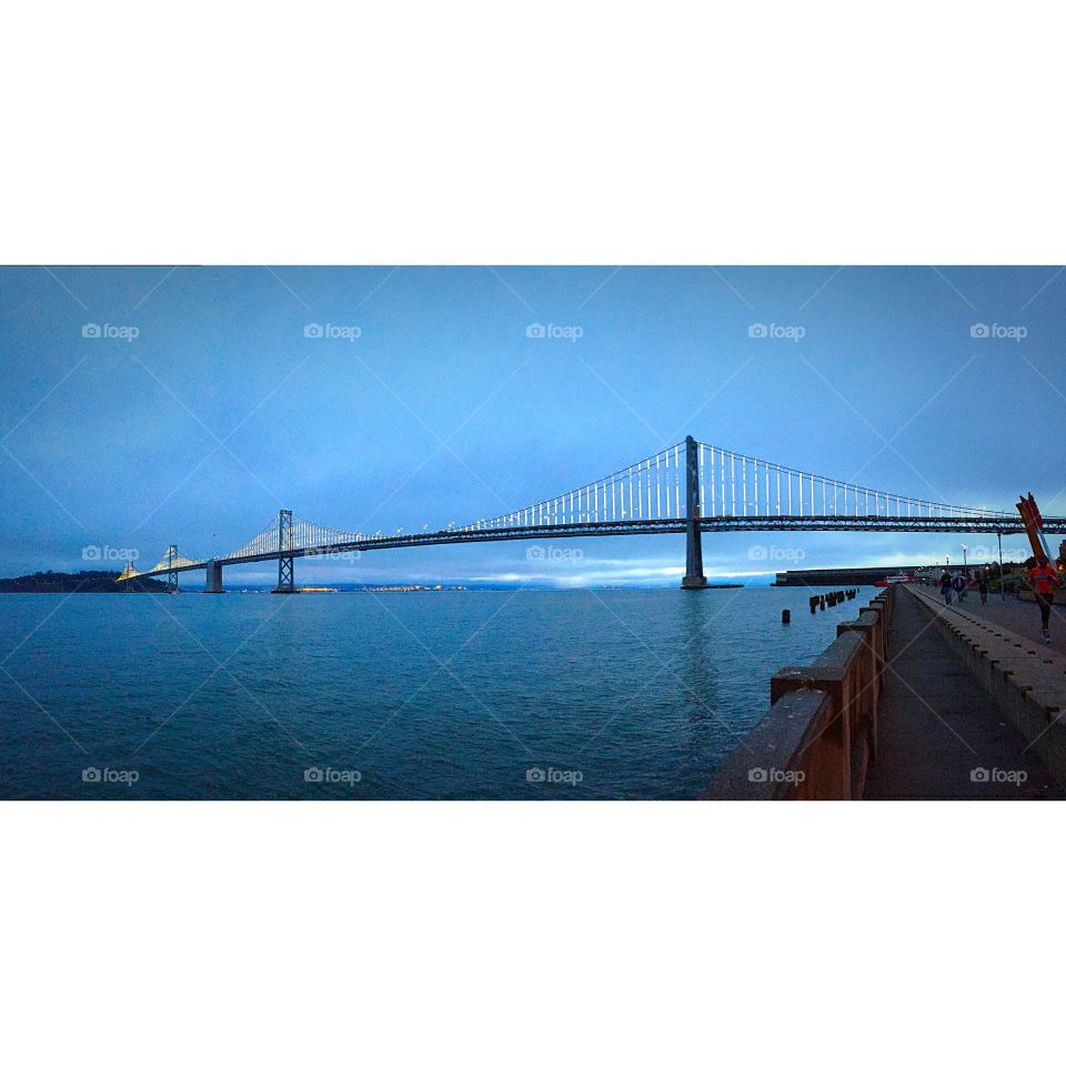 Bridge, Water, Suspension Bridge, Sea, Suspension