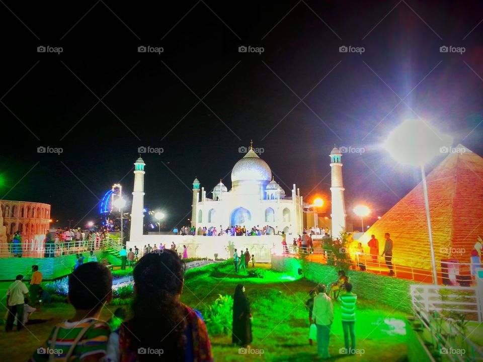 Taj mahal. dushera mysore exhibition