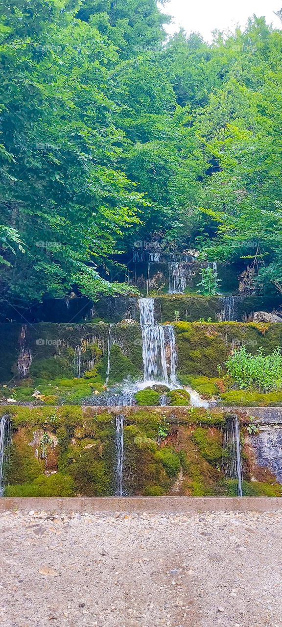 water sources from the mountains